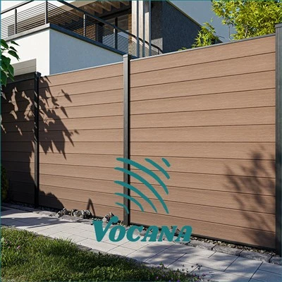 Izdržljivi drveni vitrini WPC ograde